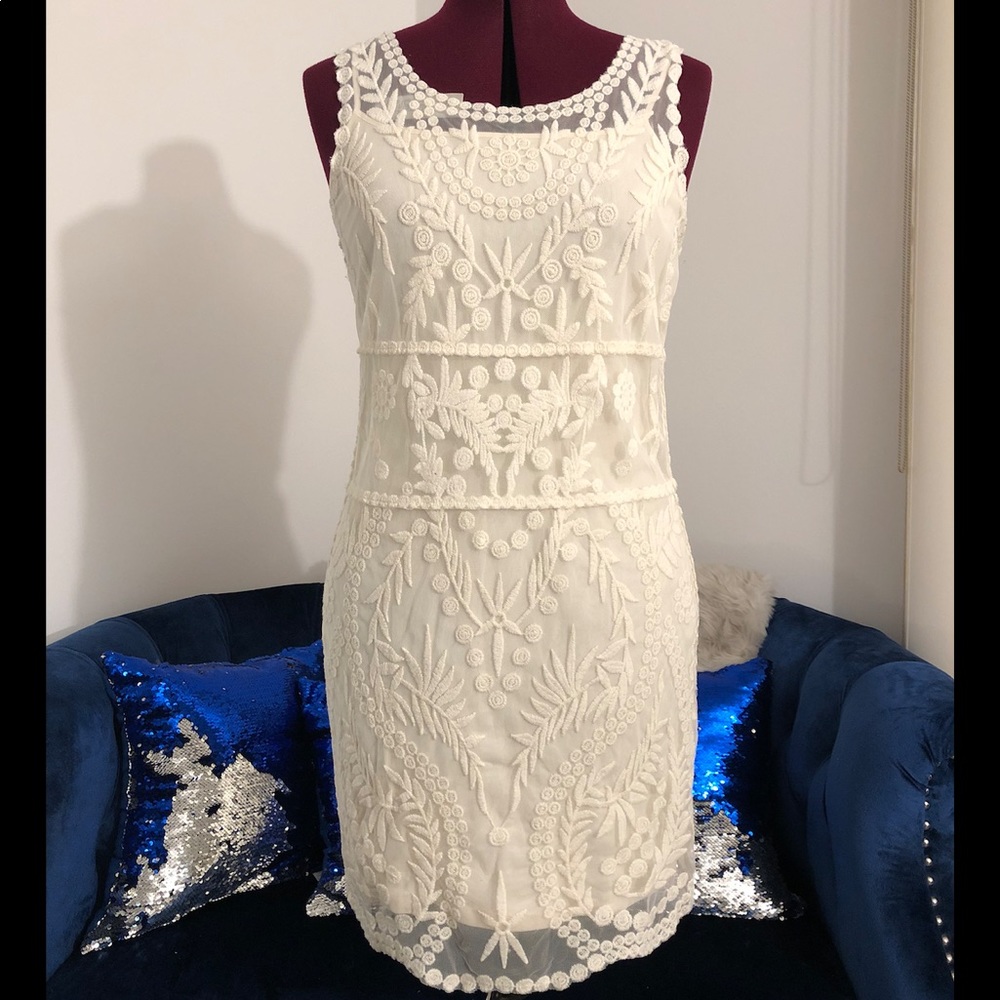 Light cream colored dress